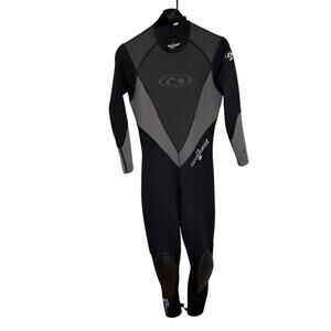 Seaquest Neoprene Wetsuit Size 7-8 3.2 MM Gray Black